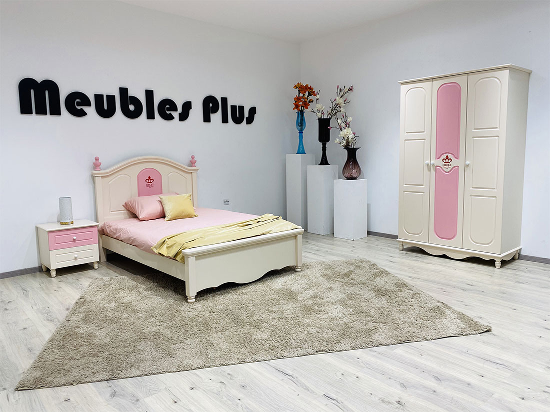 Chambre de princesse pour fillette – MeublesPlus